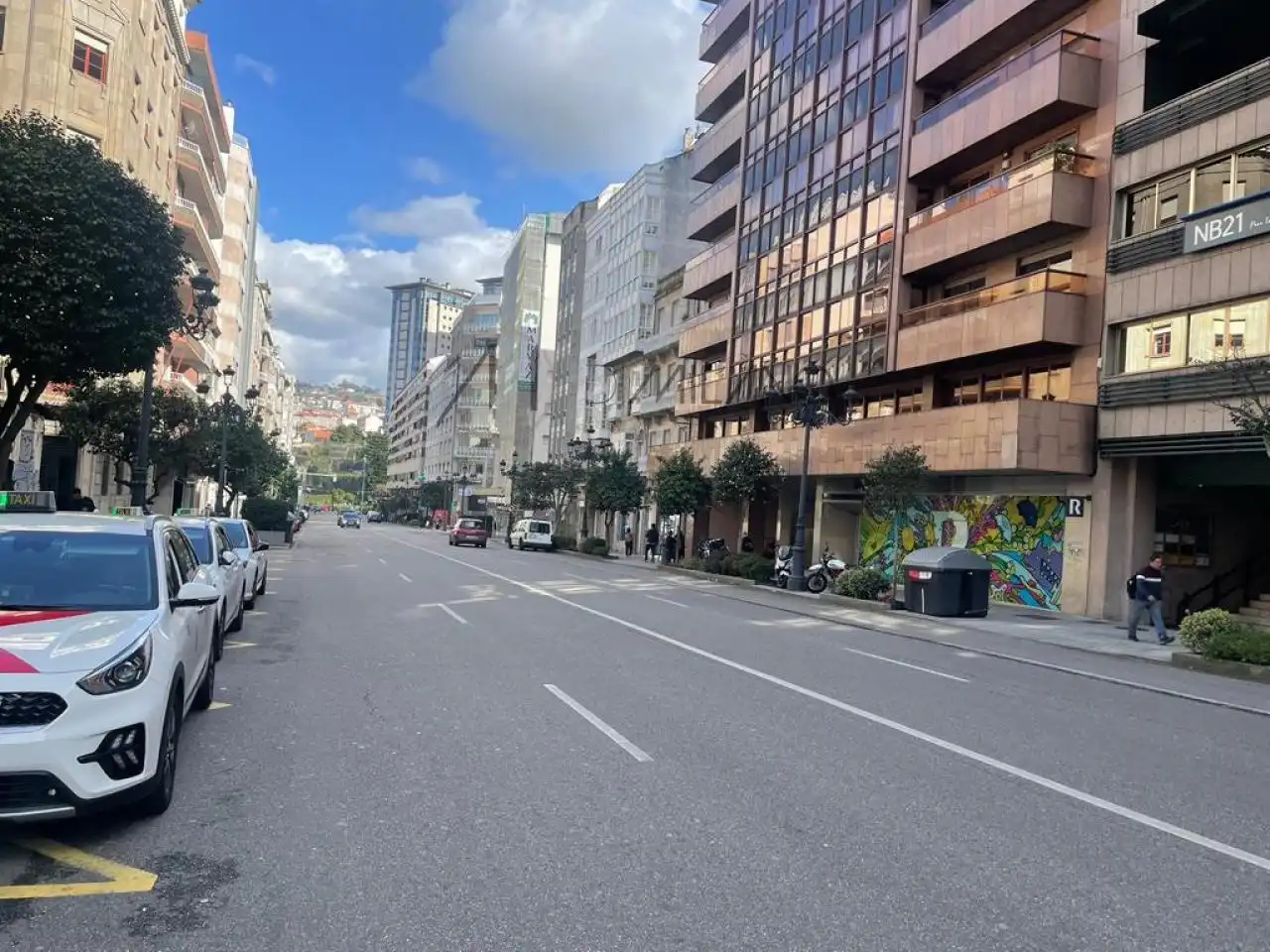 Vista exterior de Piso en venta en Vigo  con Calefacción, Parquet y Trastero