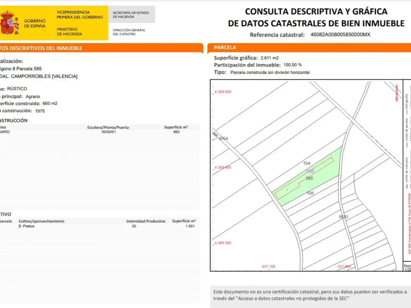 Finca rústica en venda en Camporrobles