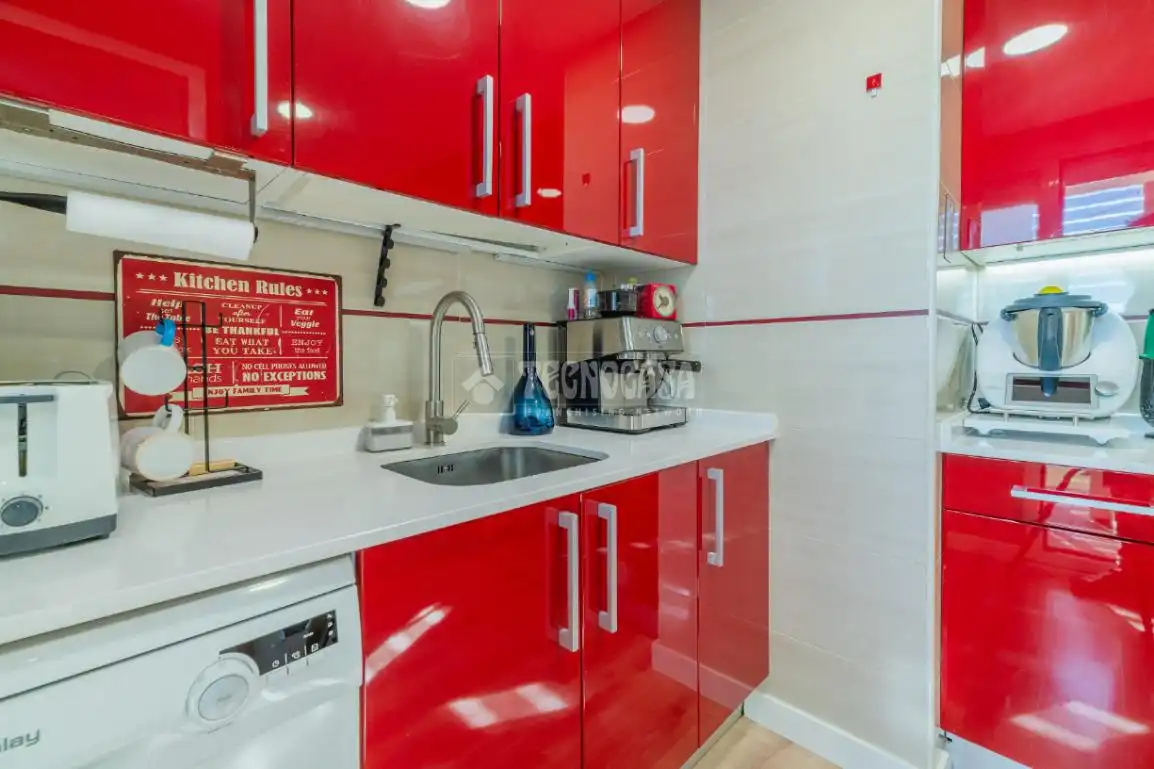 Küche von Wohnung zum Verkauf in Arroyomolinos (Madrid) mit Klimaanlage, Heizung und Terrasse