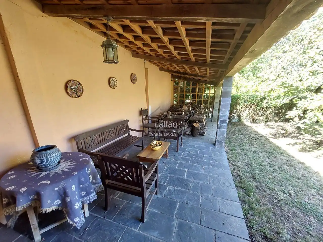 Terraza de Casa o chalet en venta en Narón con Calefacción, Jardín privado y Piscina