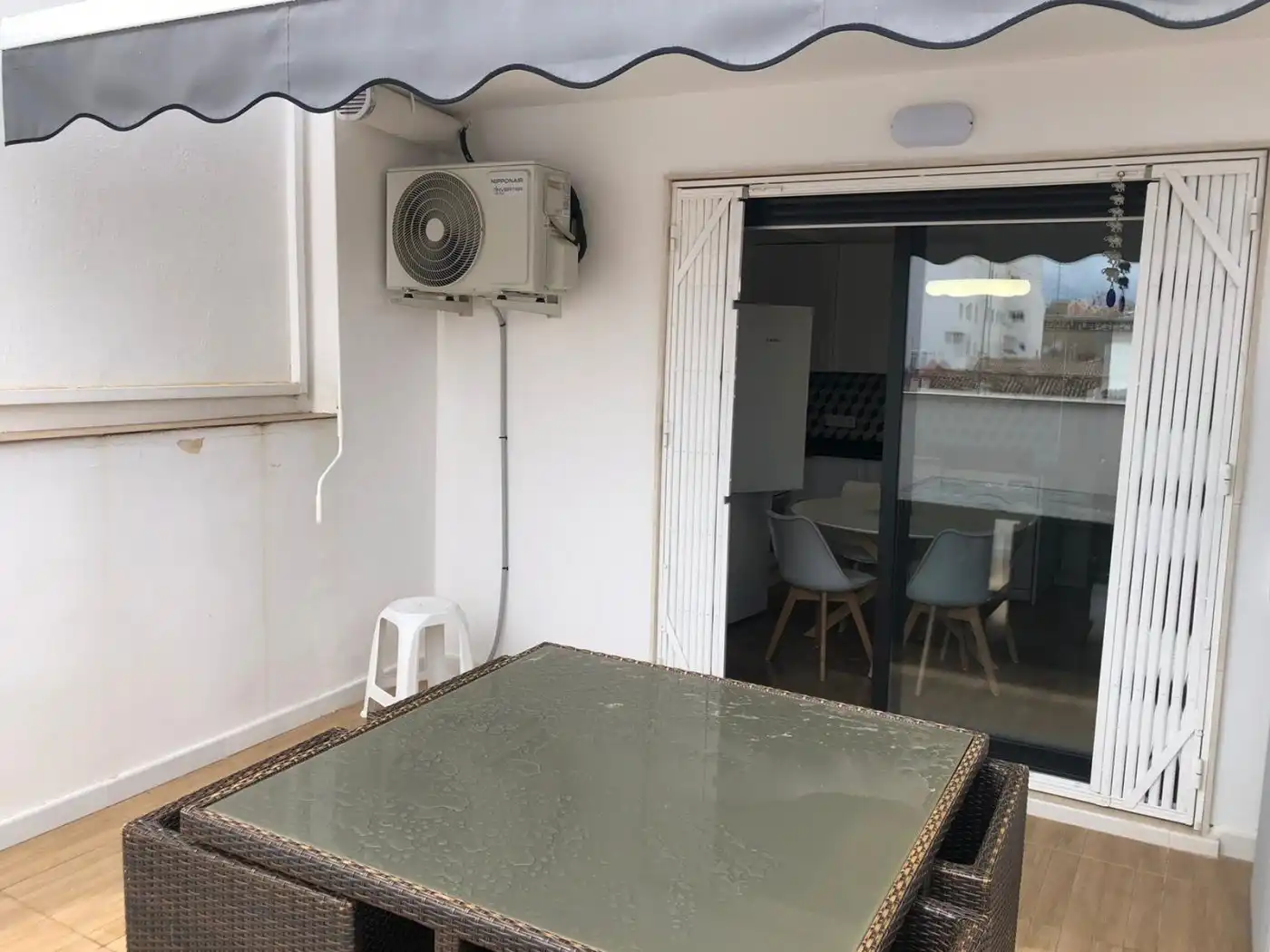 Terraza de Ático de alquiler en Valencia con Aire acondicionado, Calefacción y Terraza