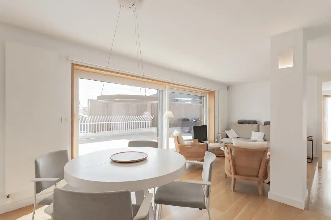 Sala de estar de Ático en venta en  Pamplona / Iruña con Calefacción, Terraza y Alarma