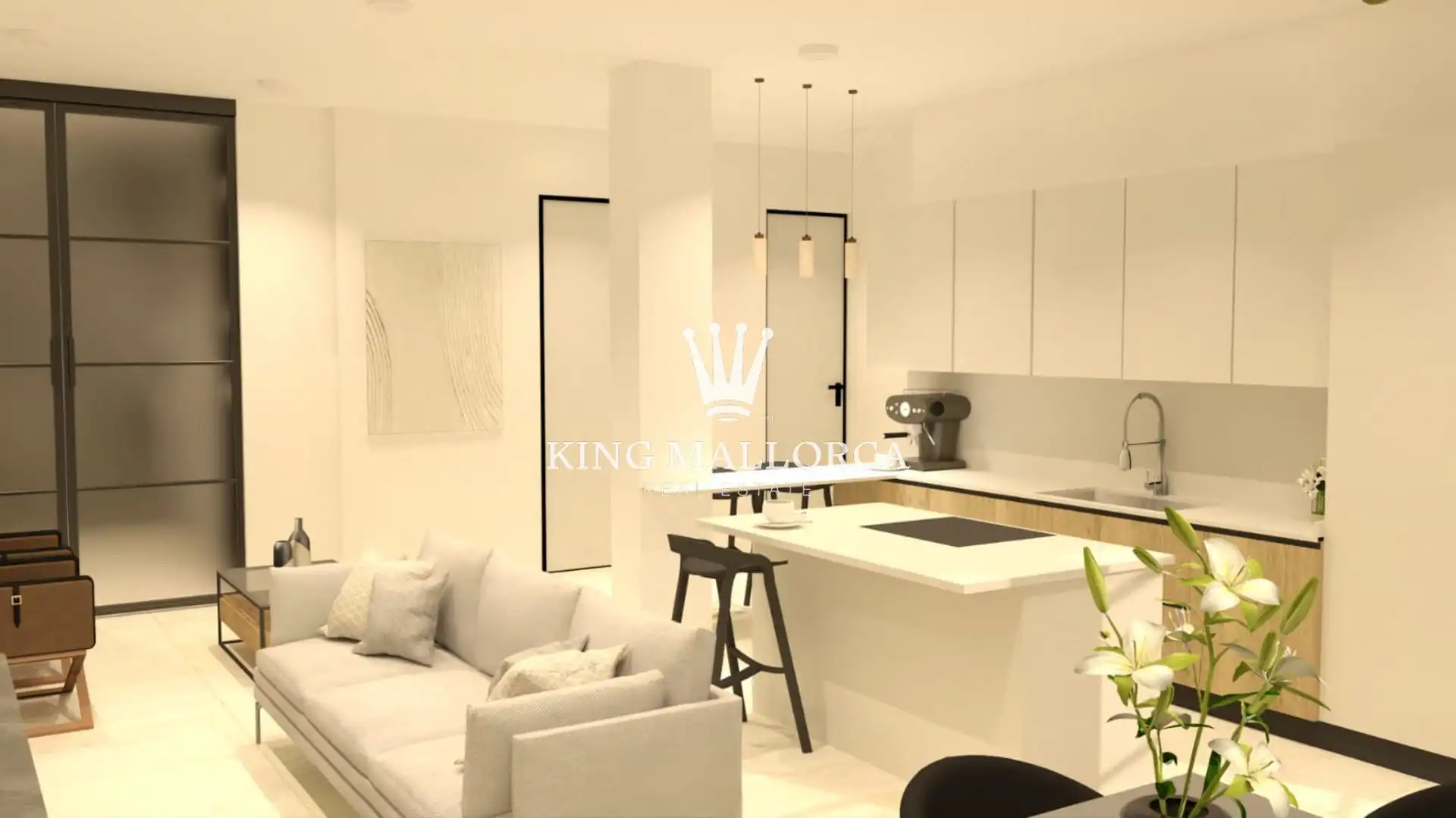 Living room of Apartments for sale in  Palma de Mallorca  with Air Conditioner, Heating and Terrace
