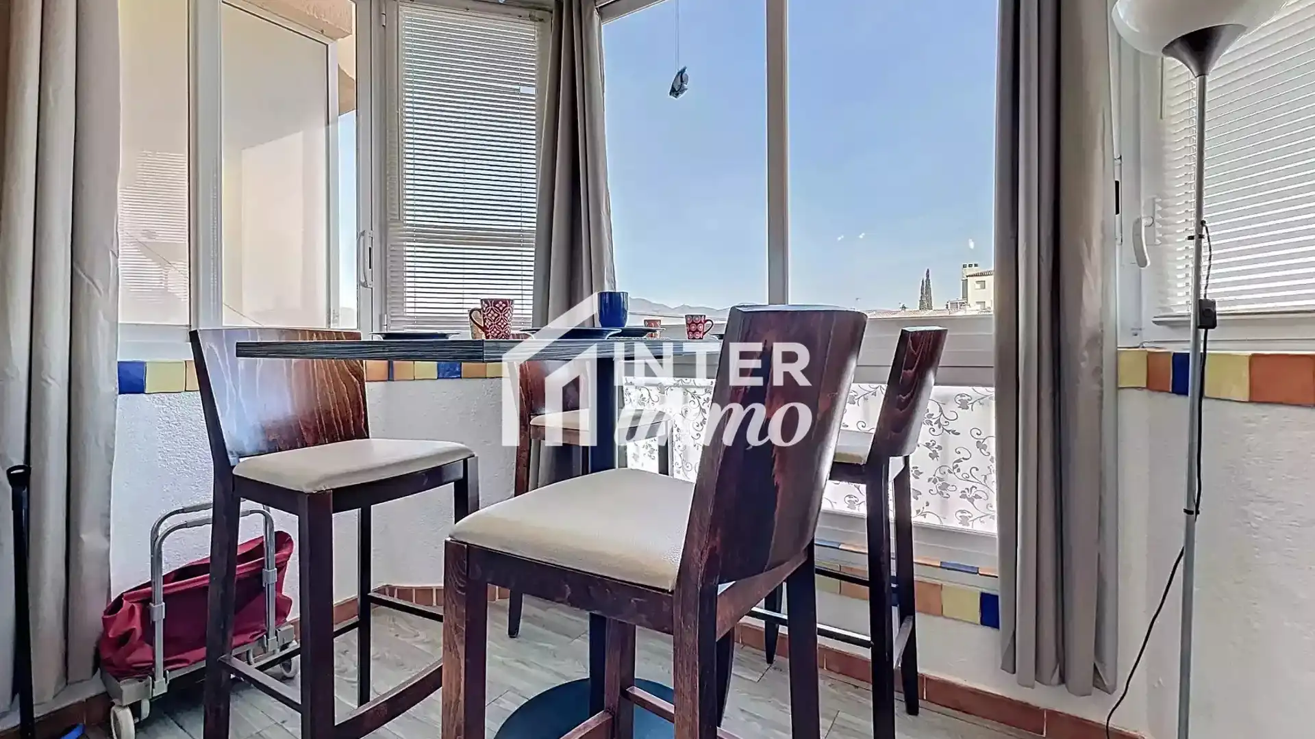 Balcony of Flat for sale in Roses  with Terrace and Furnished