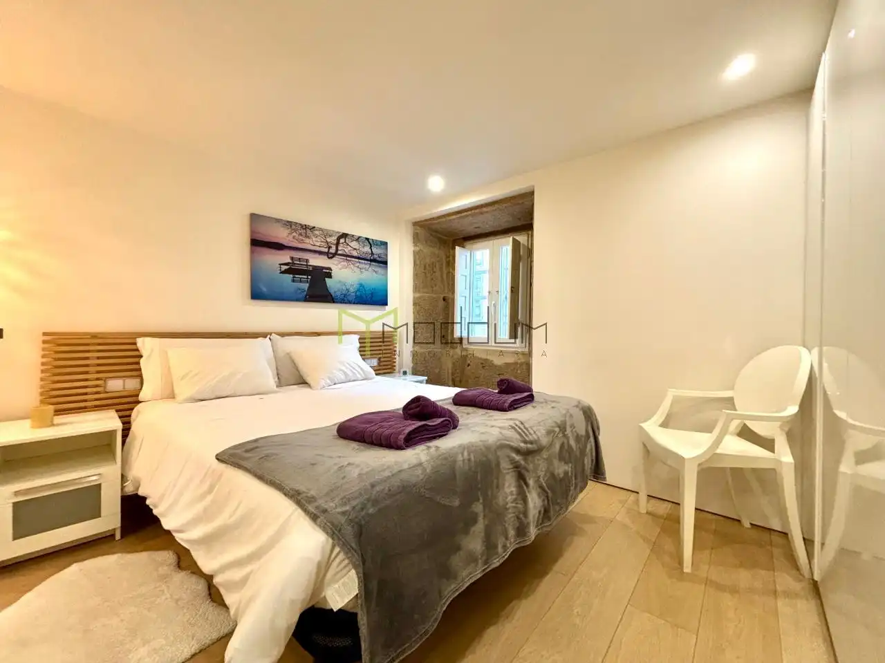 Habitación de Casa o chalet en venta en Santiago de Compostela  con Calefacción, Jardín privado y Amueblado