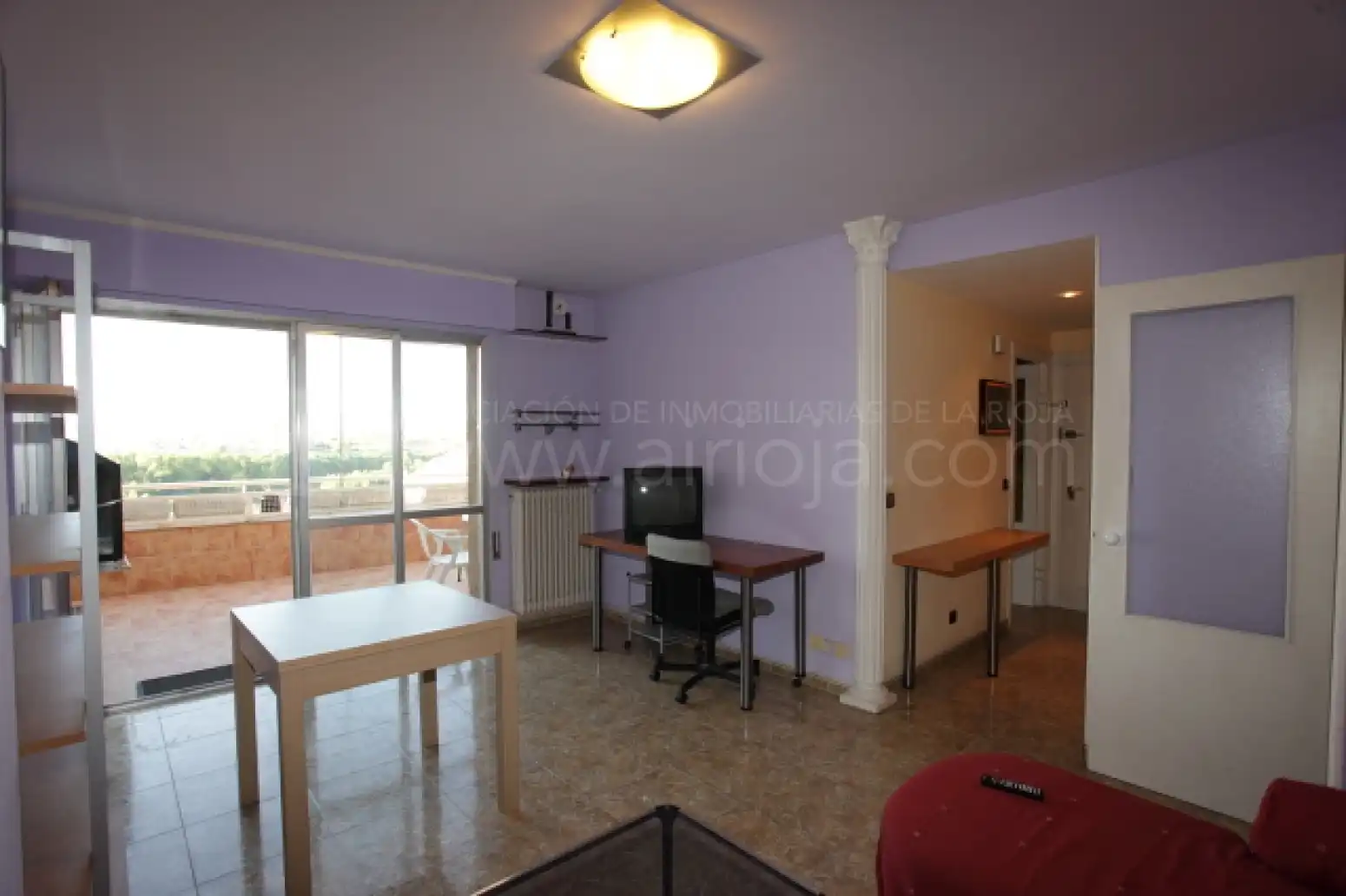 Sala d'estar de Àtic en venda en  Logroño amb Calefacció i Terrassa