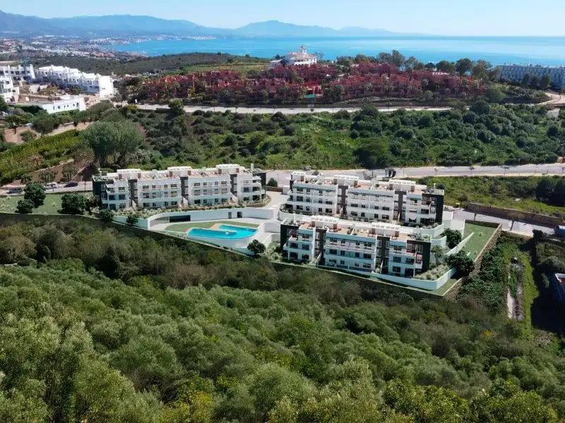 Exterior view of Flat for sale in Manilva  with Air Conditioner, Heating and Private garden