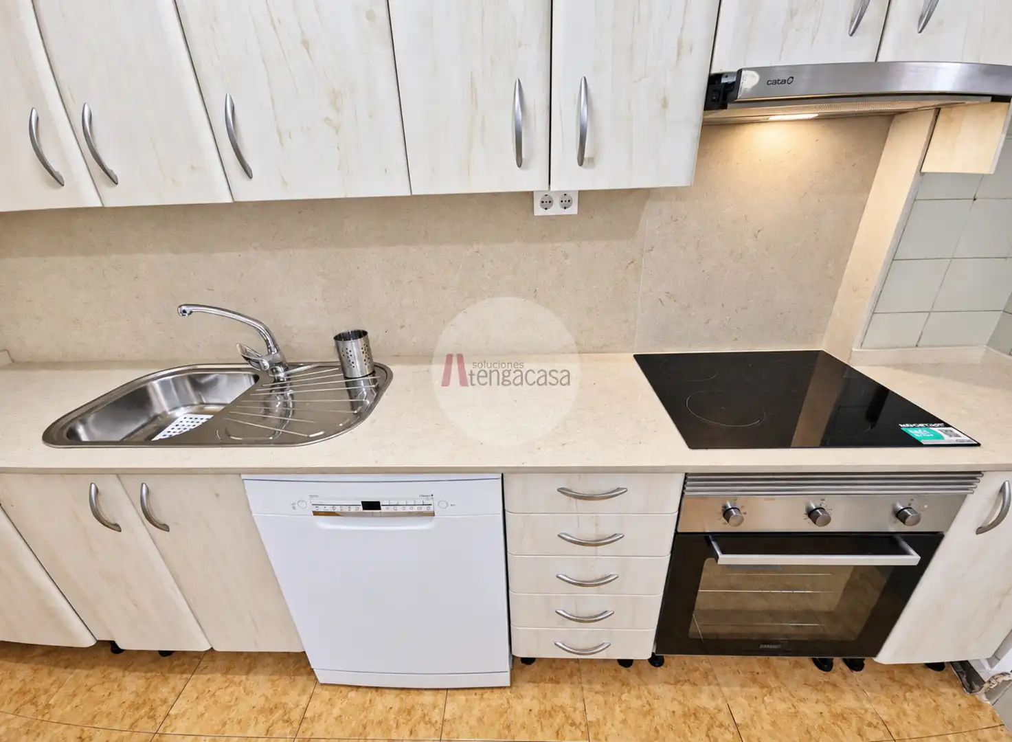 Küche von Wohnung zur Miete in Barrio de Salamanca
