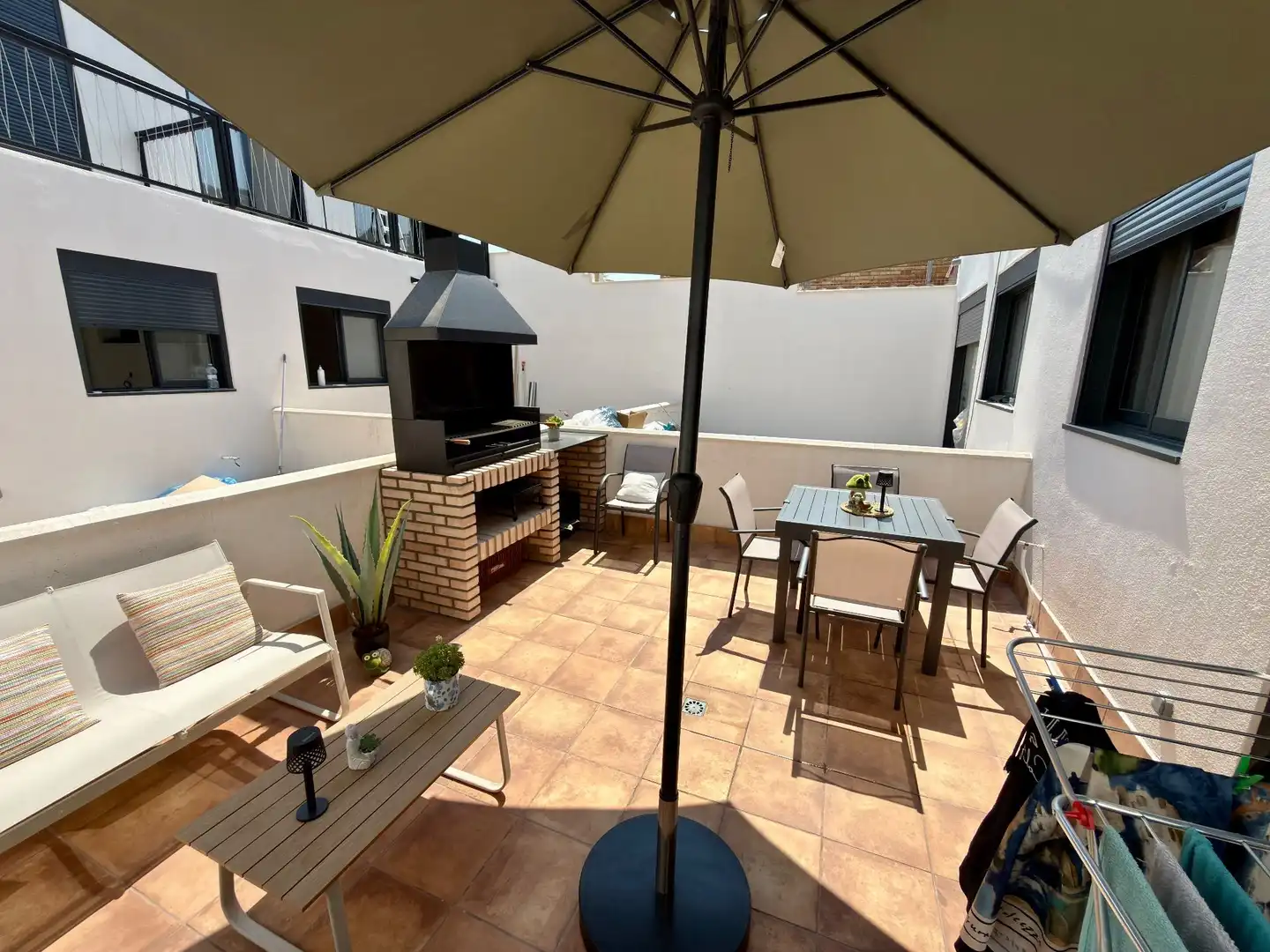 Terraza de Casa o chalet en venta en Santa Margarida I Els Monjos con Aire acondicionado, Jardín privado y Terraza
