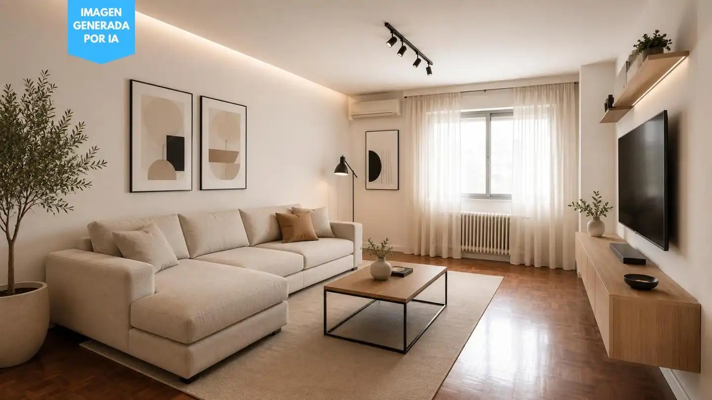 Living room of Flat for sale in Cuenca  with Air Conditioner, Heating and Terrace