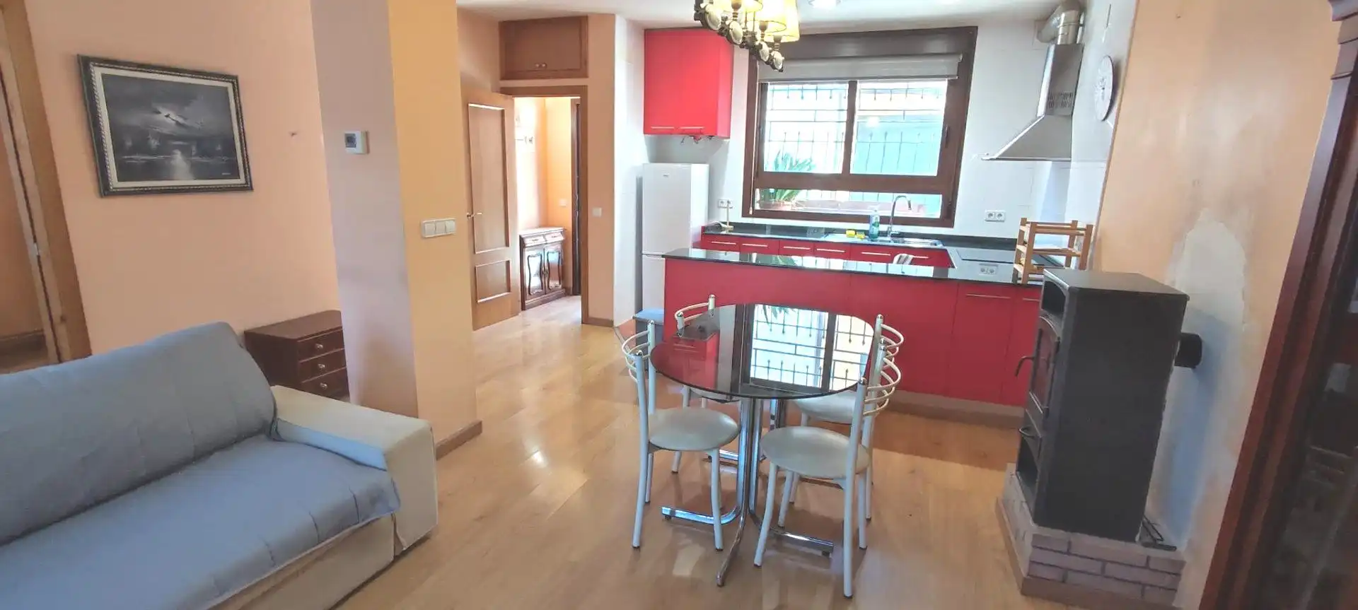 Cocina de Piso en venta en La Puebla de Castro con Calefacción, Terraza y Trastero