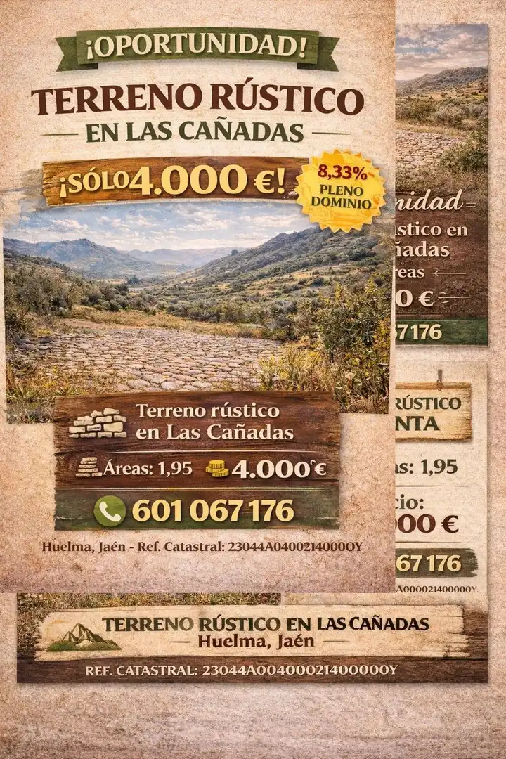 Terreno en venta en Huelma