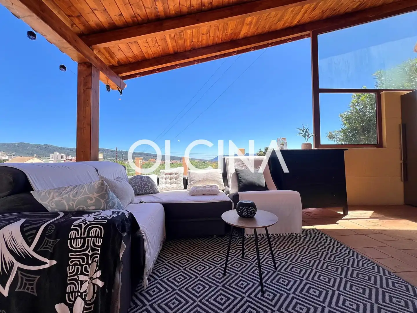Terrasse von Haus oder Chalet zum Verkauf in Ibi mit Klimaanlage, Heizung und Privatgarten