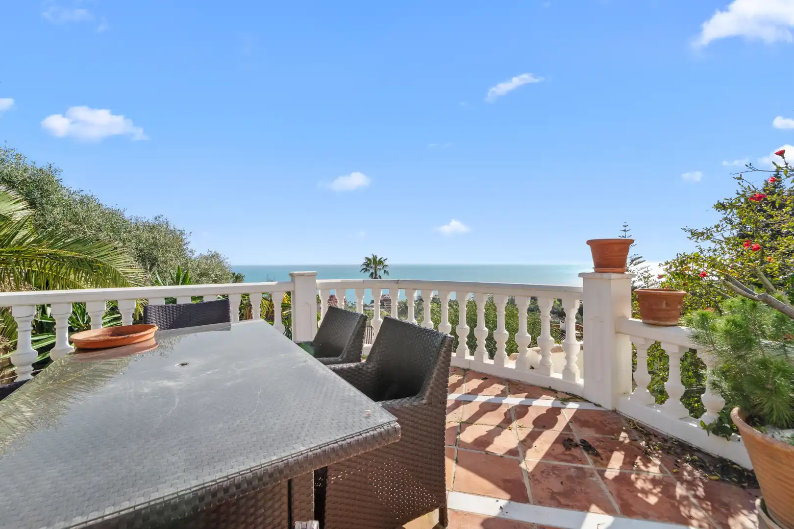 Terraza de Casa o chalet en venta en Benalmádena con Aire acondicionado, Jardín privado y Terraza