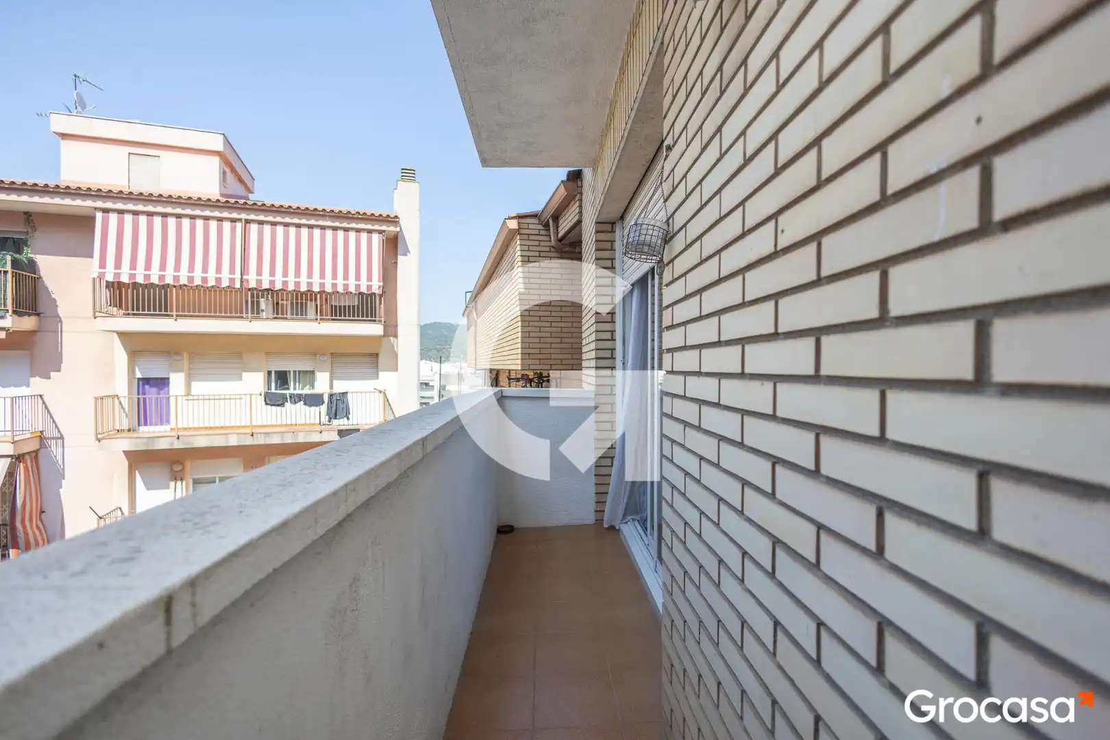 Balcony of Flat for sale in Sant Vicenç Dels Horts  with Heating, Furnished and Oven