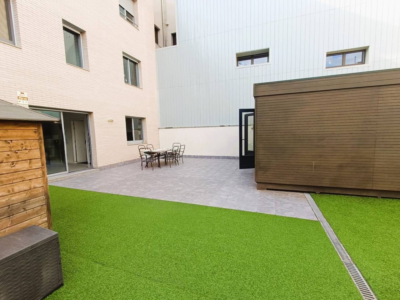 Terrace of Flat for sale in Badalona  with Air Conditioner, Heating and Parquet flooring