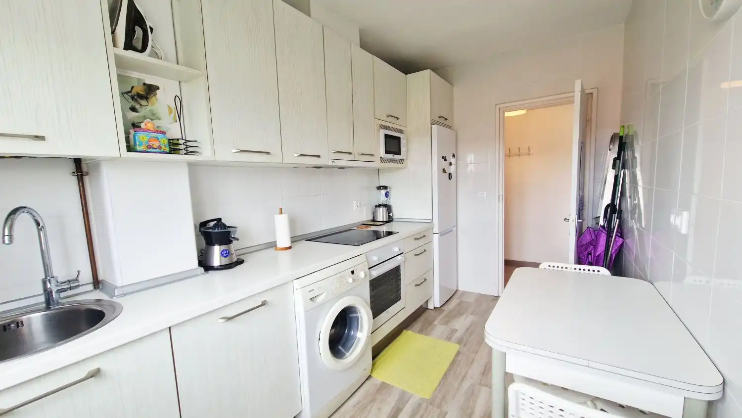 Kitchen of Flat for sale in Polanco  with Heating, Terrace and Storage room