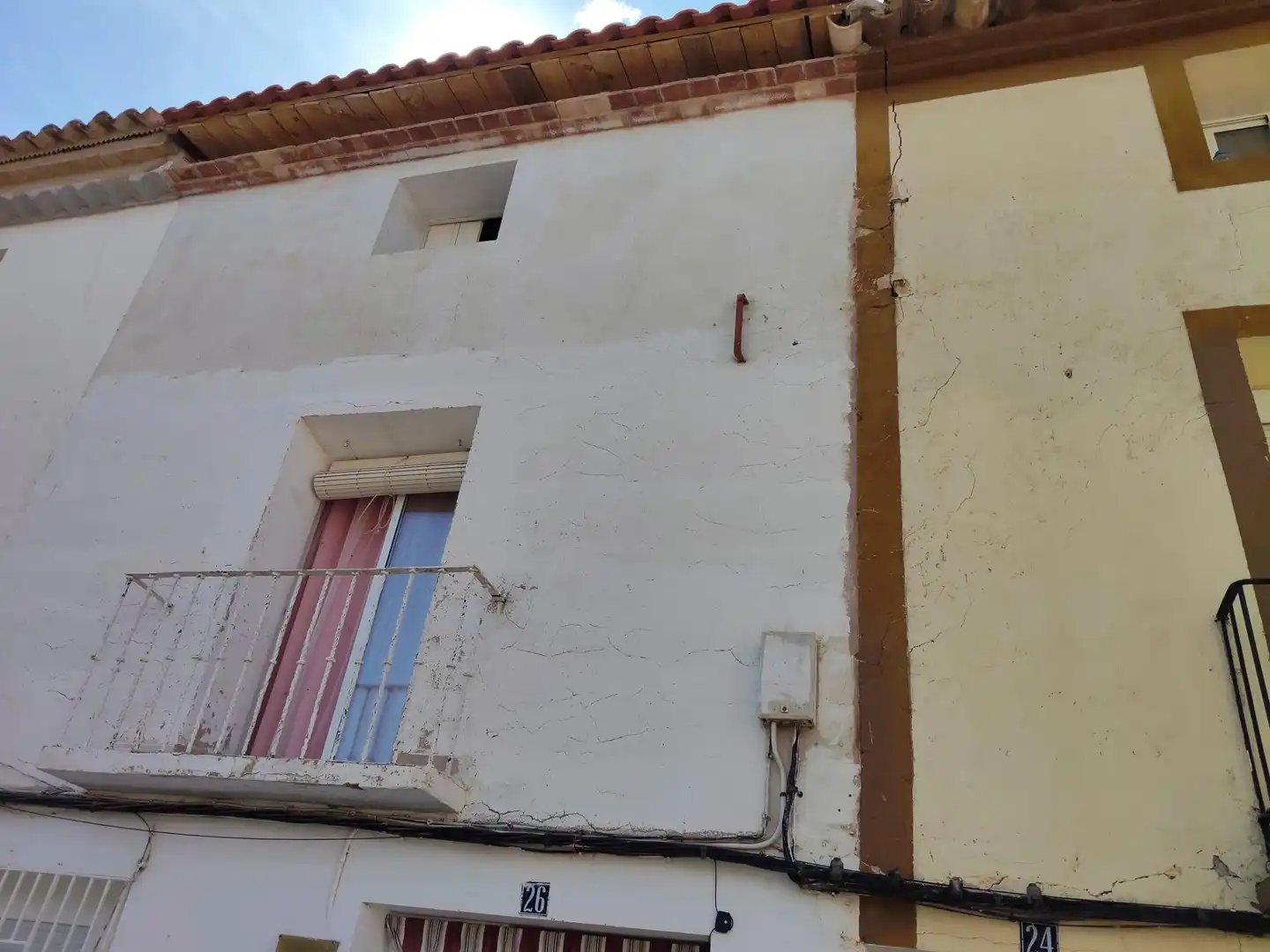 Vista exterior de Finca rústica en venda en Lécera amb Balcó