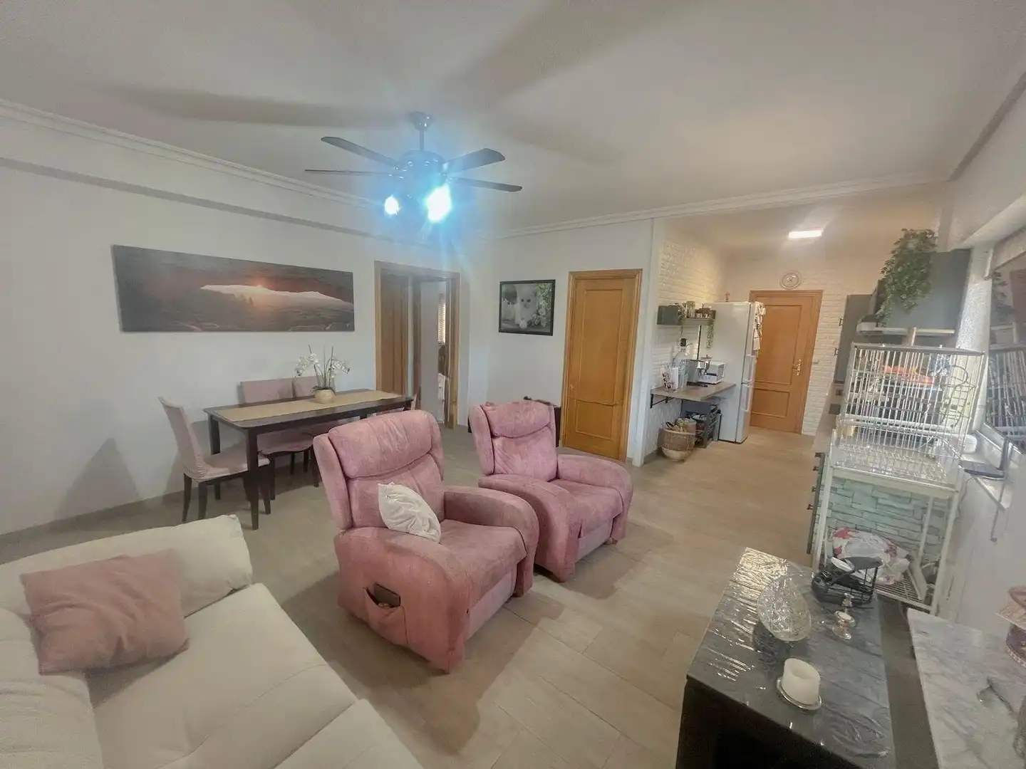 Wohnzimmer von Haus oder Chalet zum Verkauf in Busot mit Klimaanlage, Privatgarten und Terrasse