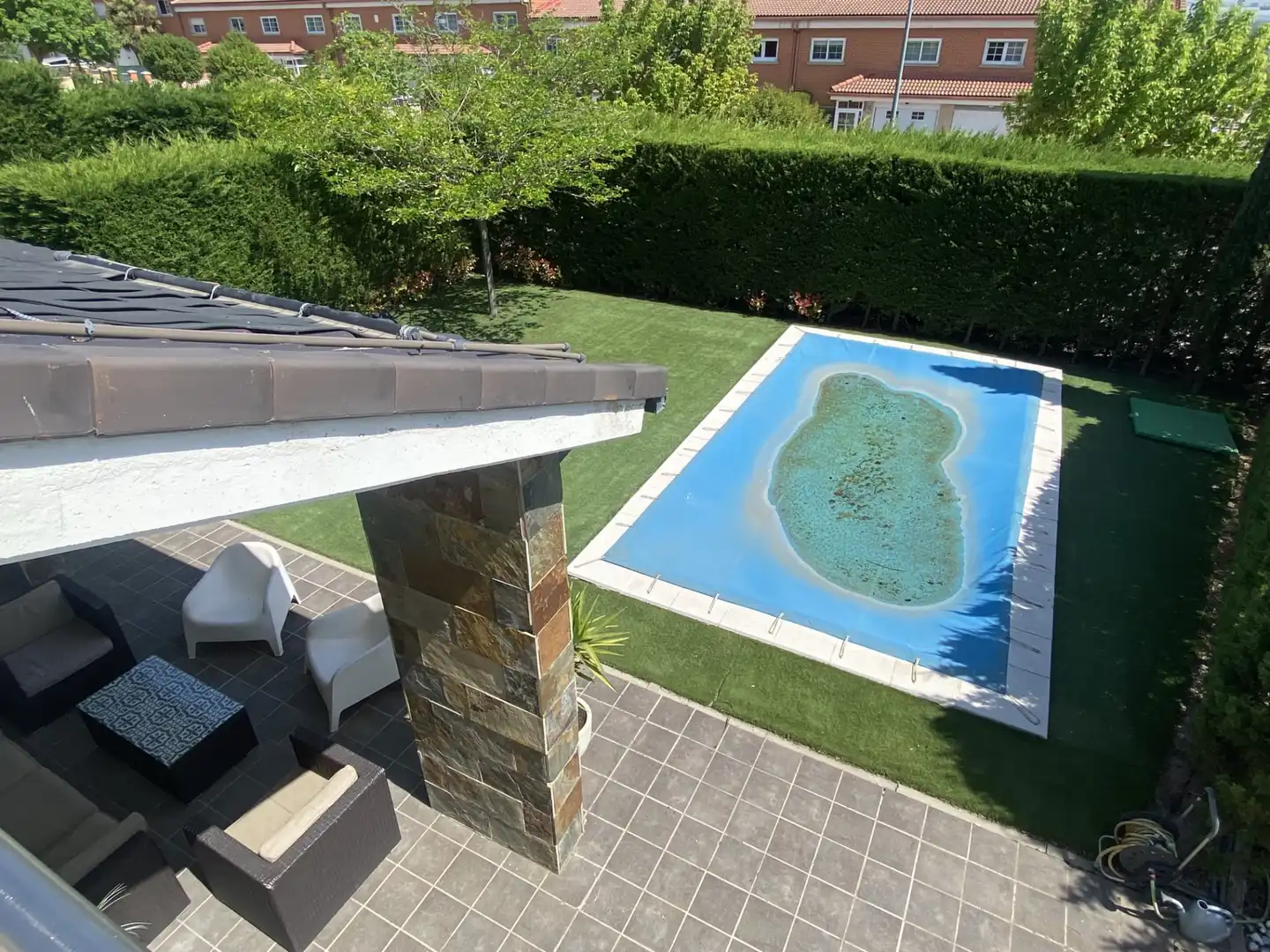 Swimming pool of Houses for sale in Arroyo de la Encomienda  with Air Conditioner, Heating and Private garden
