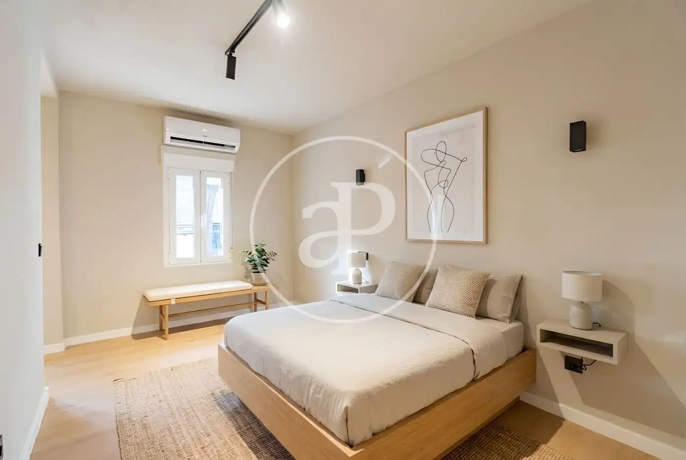 Bedroom of Flat for sale in Madrid  with Air Conditioner, Heating and Storage room