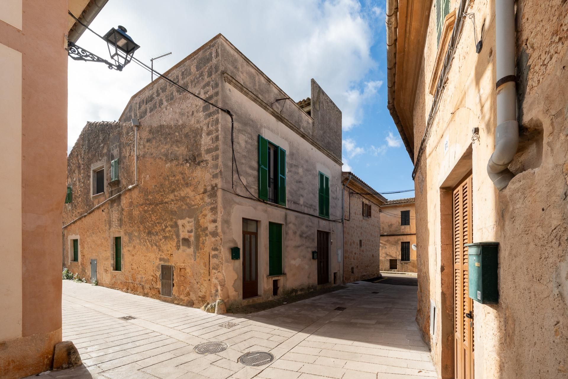 Außenansicht von Erdgeschoss zum verkauf in Algaida mit Klimaanlage, Heizung und Abstellraum