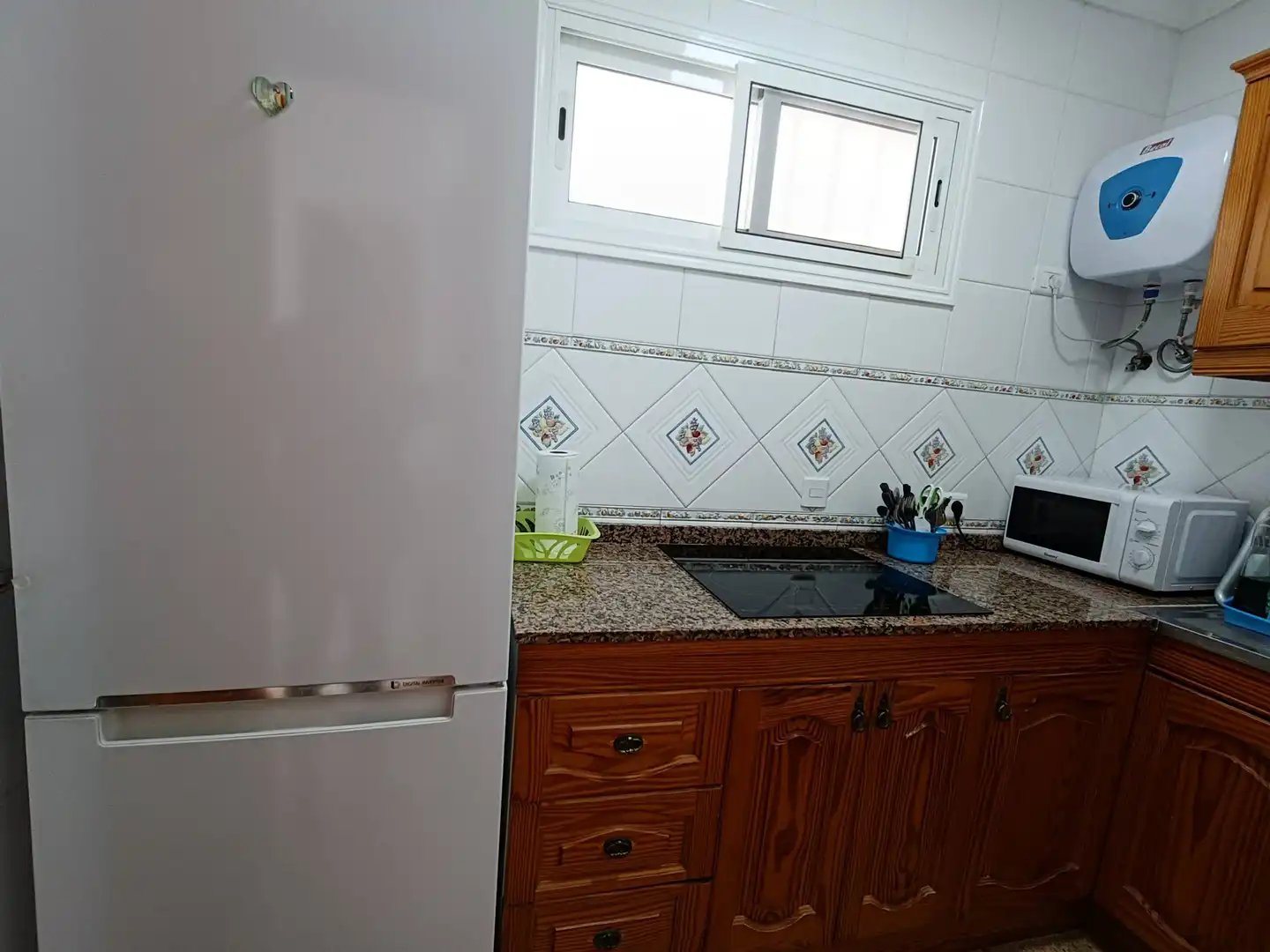 Cocina de Apartamento de alquiler en San Bartolomé de Tirajana con Aire acondicionado, Amueblado y Balcón