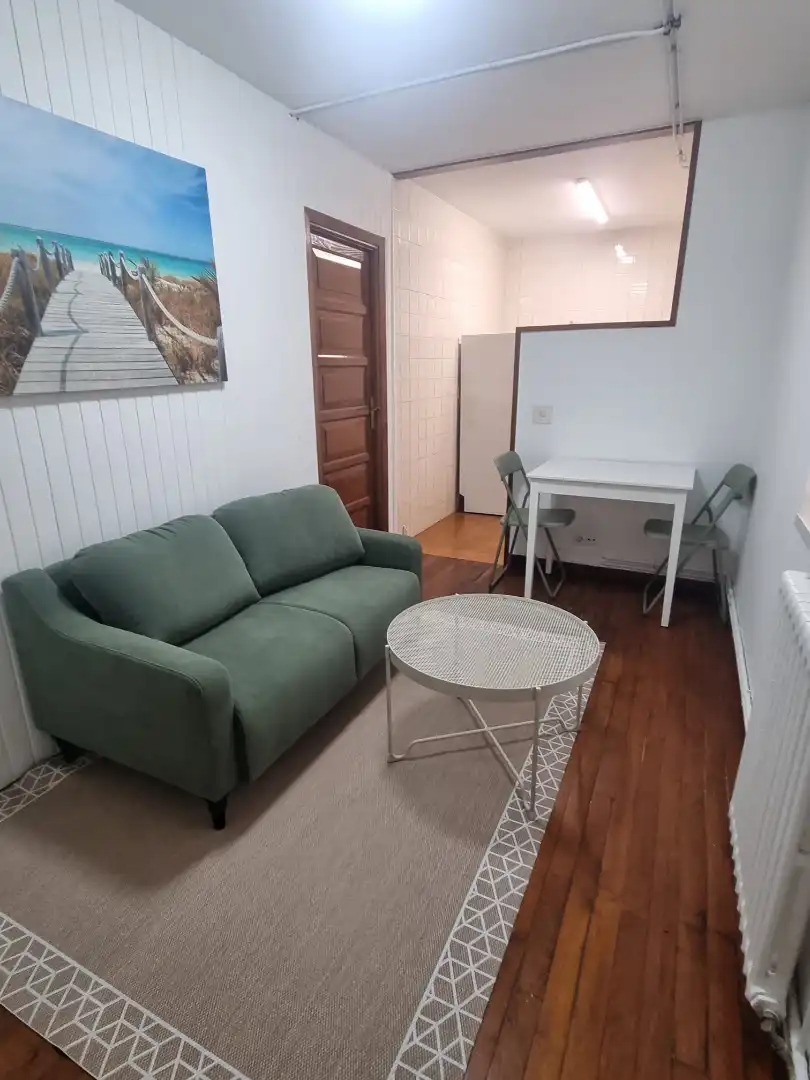 Living room of Apartments for rent in Santiago de Compostela   with Heating, Parquet flooring and Furnished