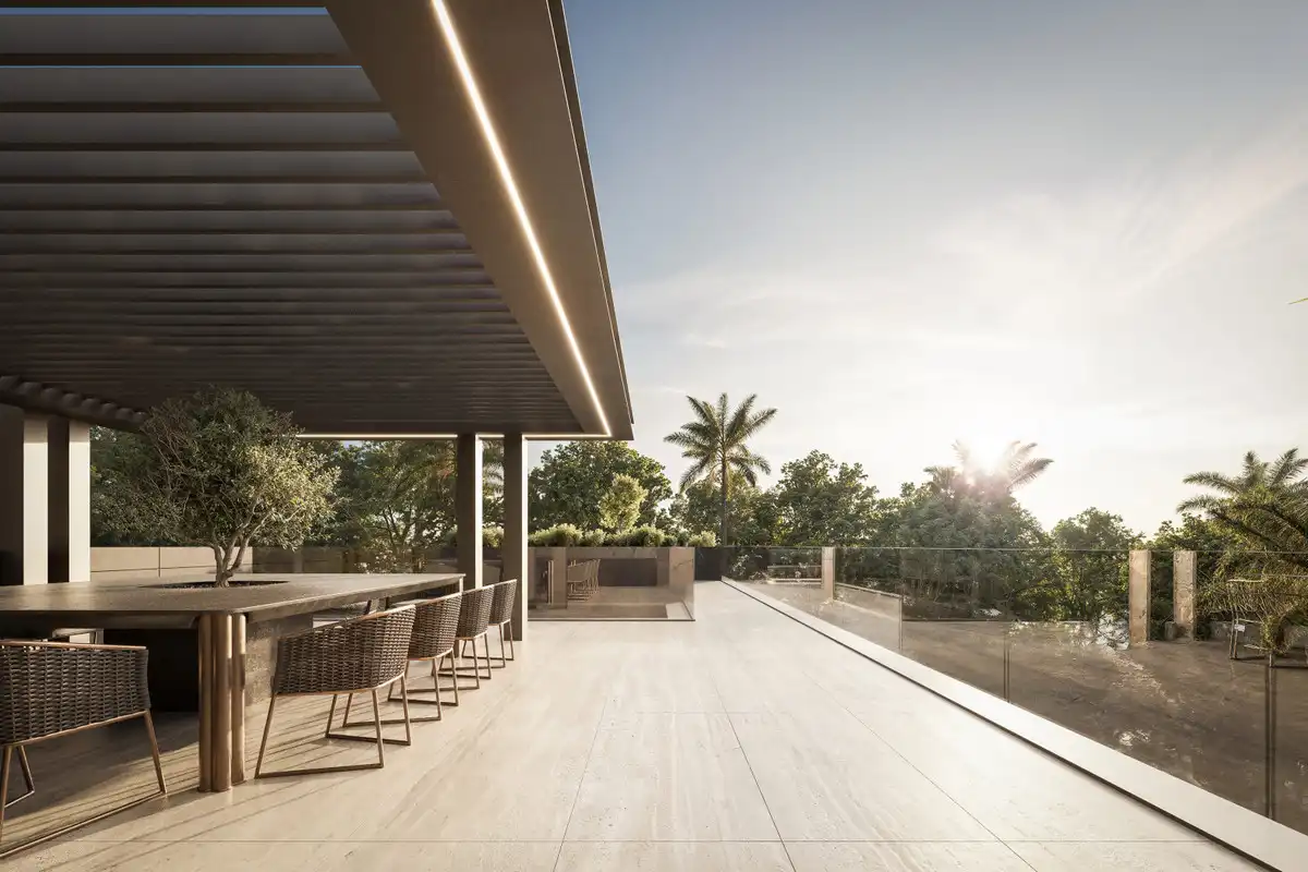 Terraza de Casa o chalet en venta en Marbella con Aire acondicionado, Jardín privado y Terraza