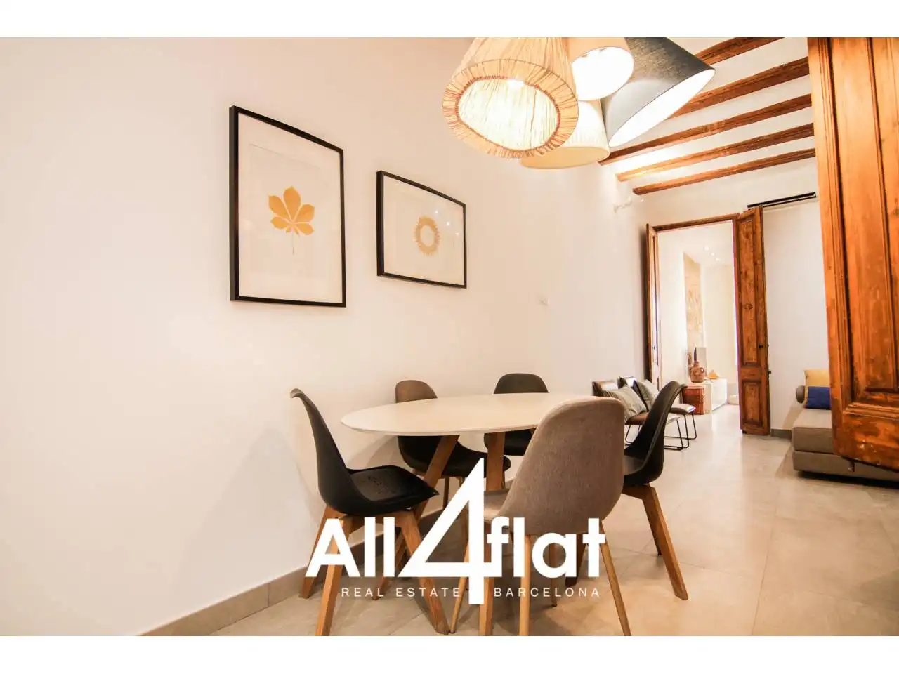 Flat with terrace for sale in Calle Nou de la Rambla, imagen 11