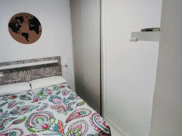 Bedroom of Flat for sale in  Madrid Capital  with Air Conditioner