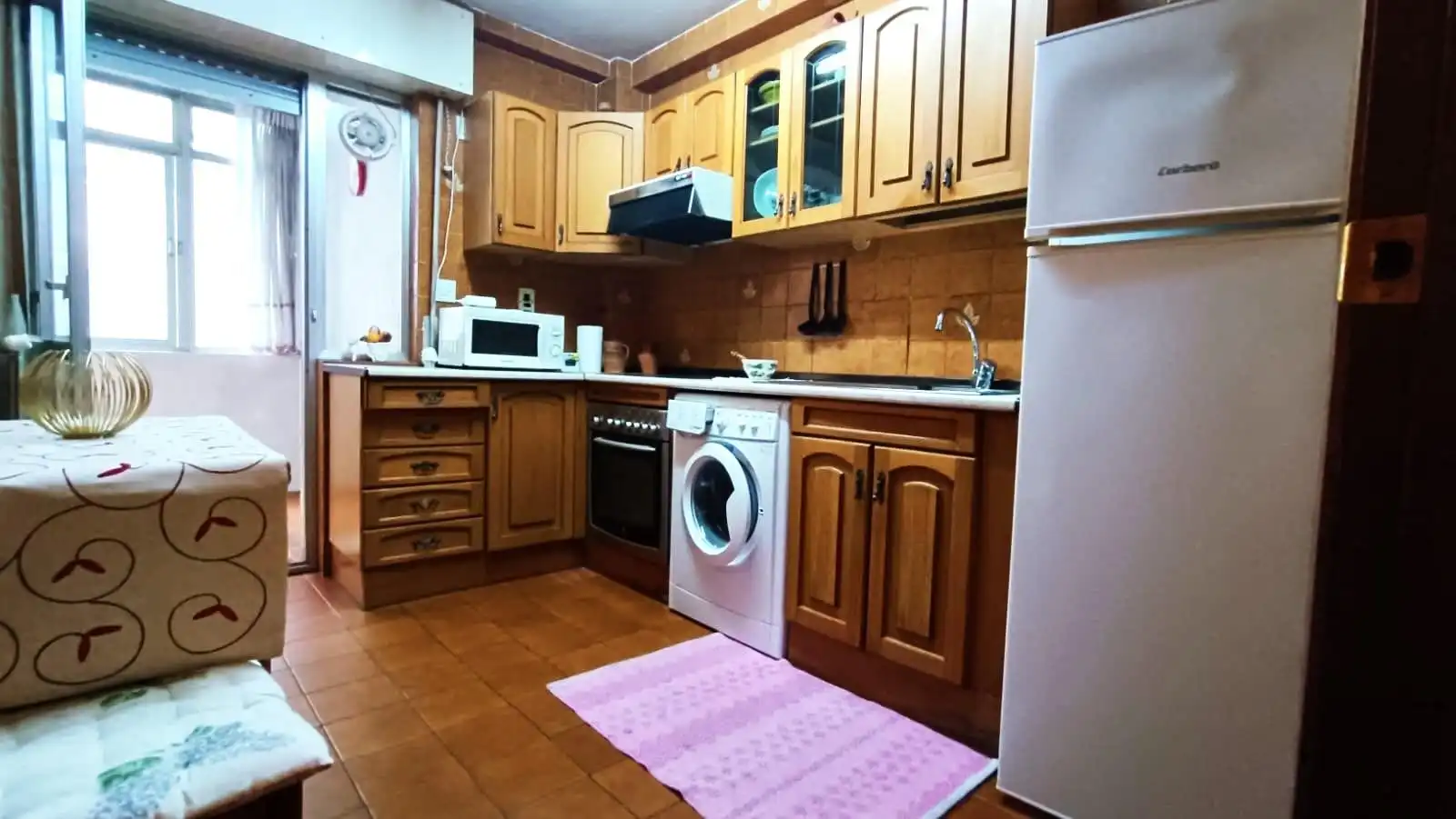 Kitchen of Flat for sale in Zamora Capital   with Heating, Parquet flooring and Terrace