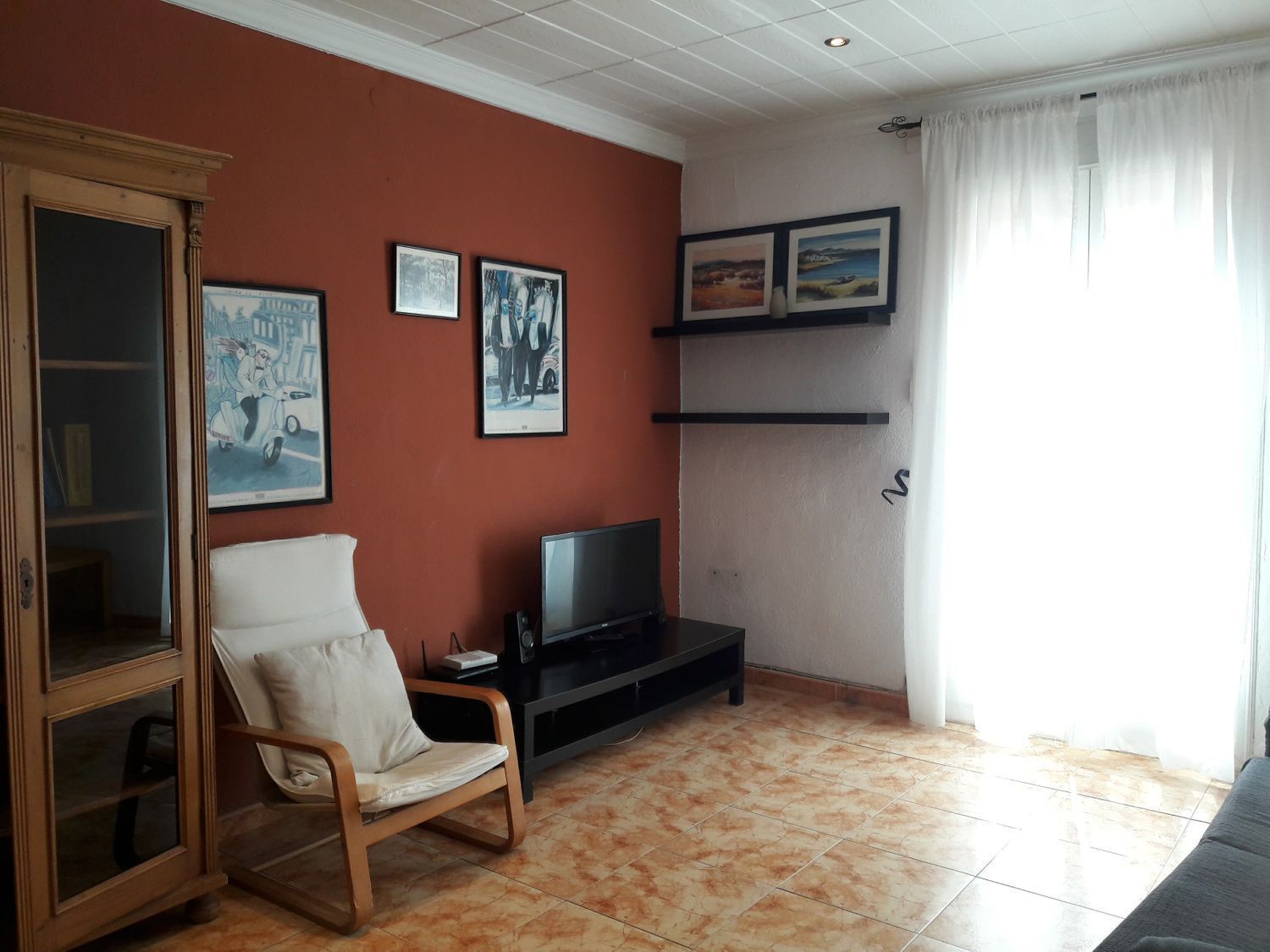 Living room of Flat to rent in  Barcelona Capital  with Heating and Furnished
