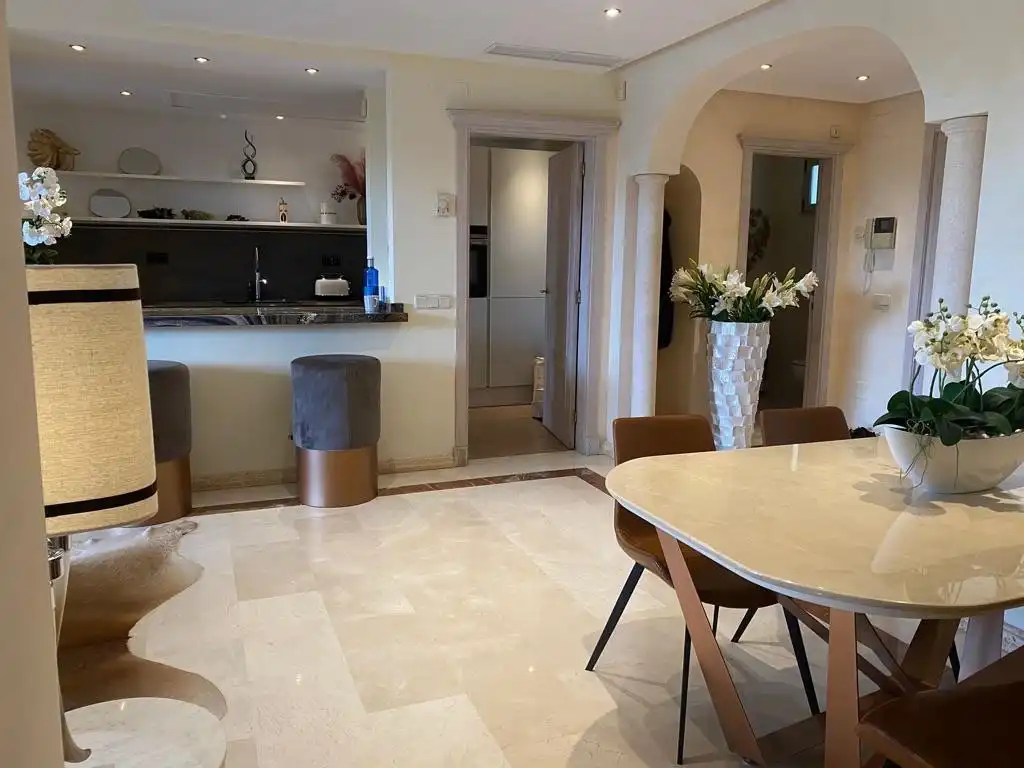 Dining room of Apartments for sale in Calvià  with Air Conditioner, Private garden and Furnished