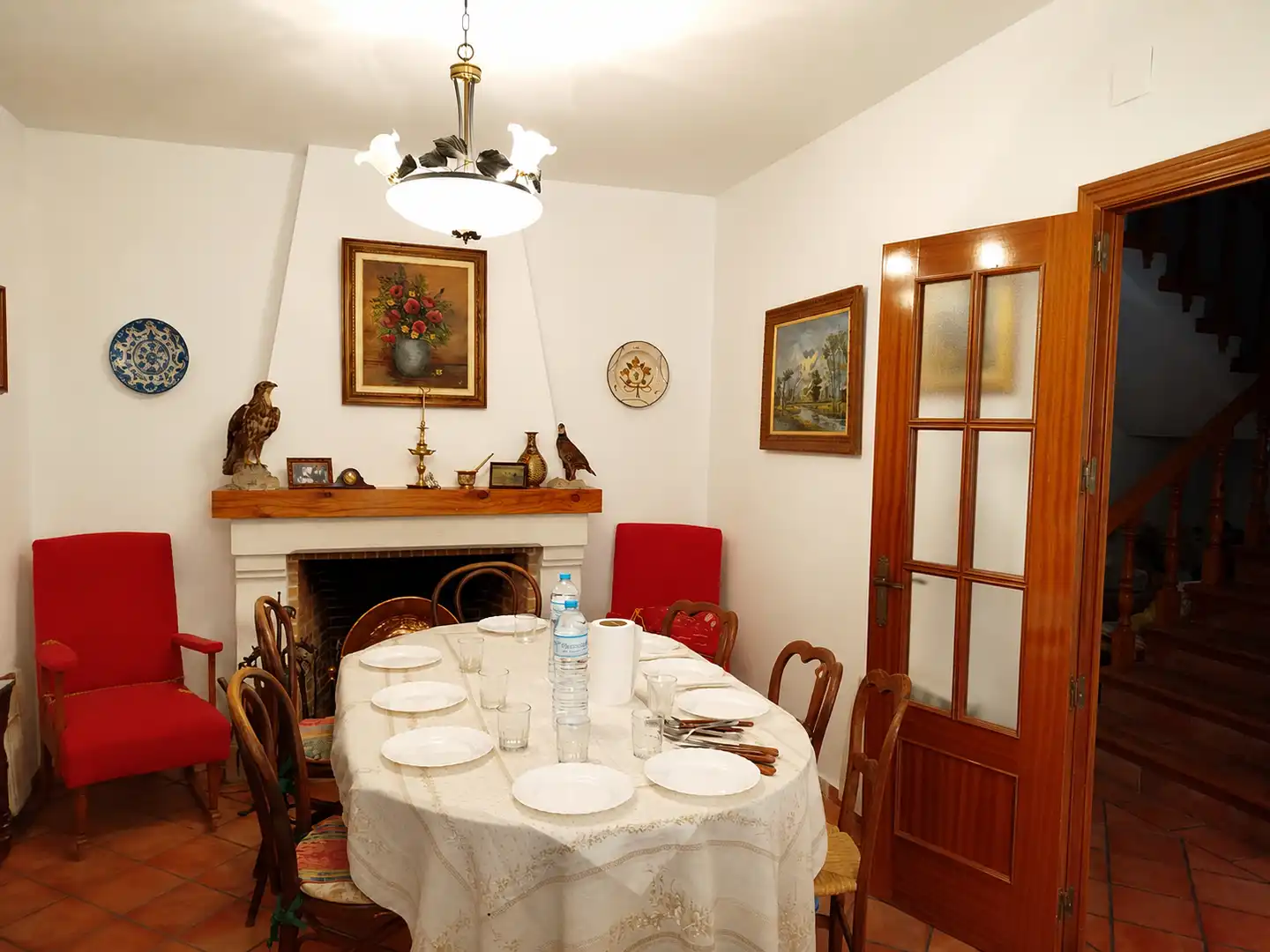 Dining room of Detached homes for sale in Villanueva de los Infantes (Ciudad Real)  with Heating, Private garden and Storage room
