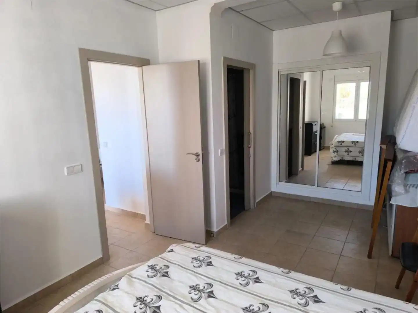Bedroom of Flat for sale in Calpe / Calp  with Air Conditioner, Private garden and Swimming Pool
