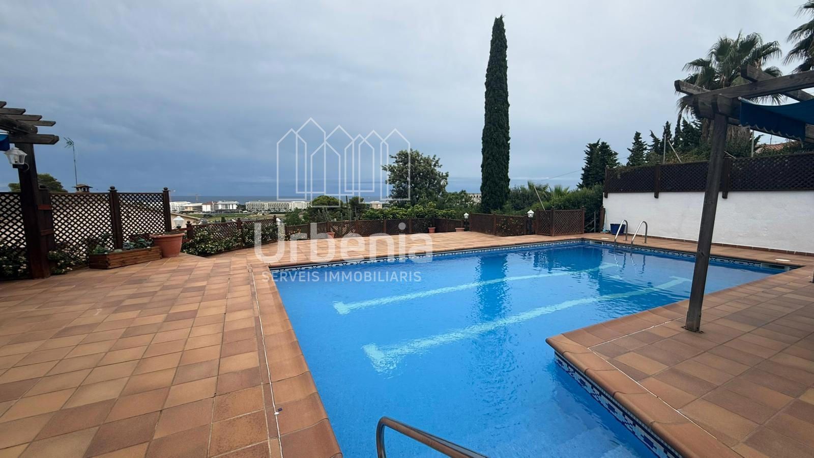 Swimming pool of House or chalet for sale in Santa Susanna  with Air Conditioner and Heating