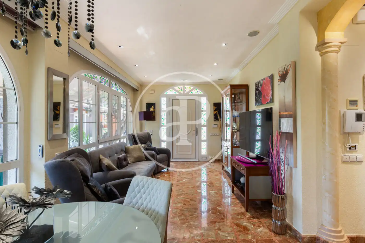 Sala de estar de Casa o chalet en venta en Elda con Aire acondicionado, Calefacción y Jardín privado