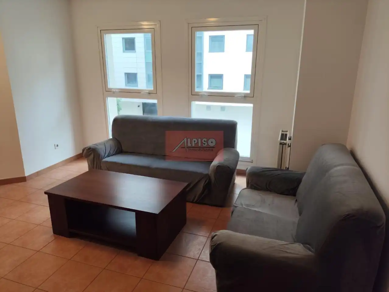 Sala d'estar de Pis de lloguer en Ourense Capital  amb Calefacció i Moblat
