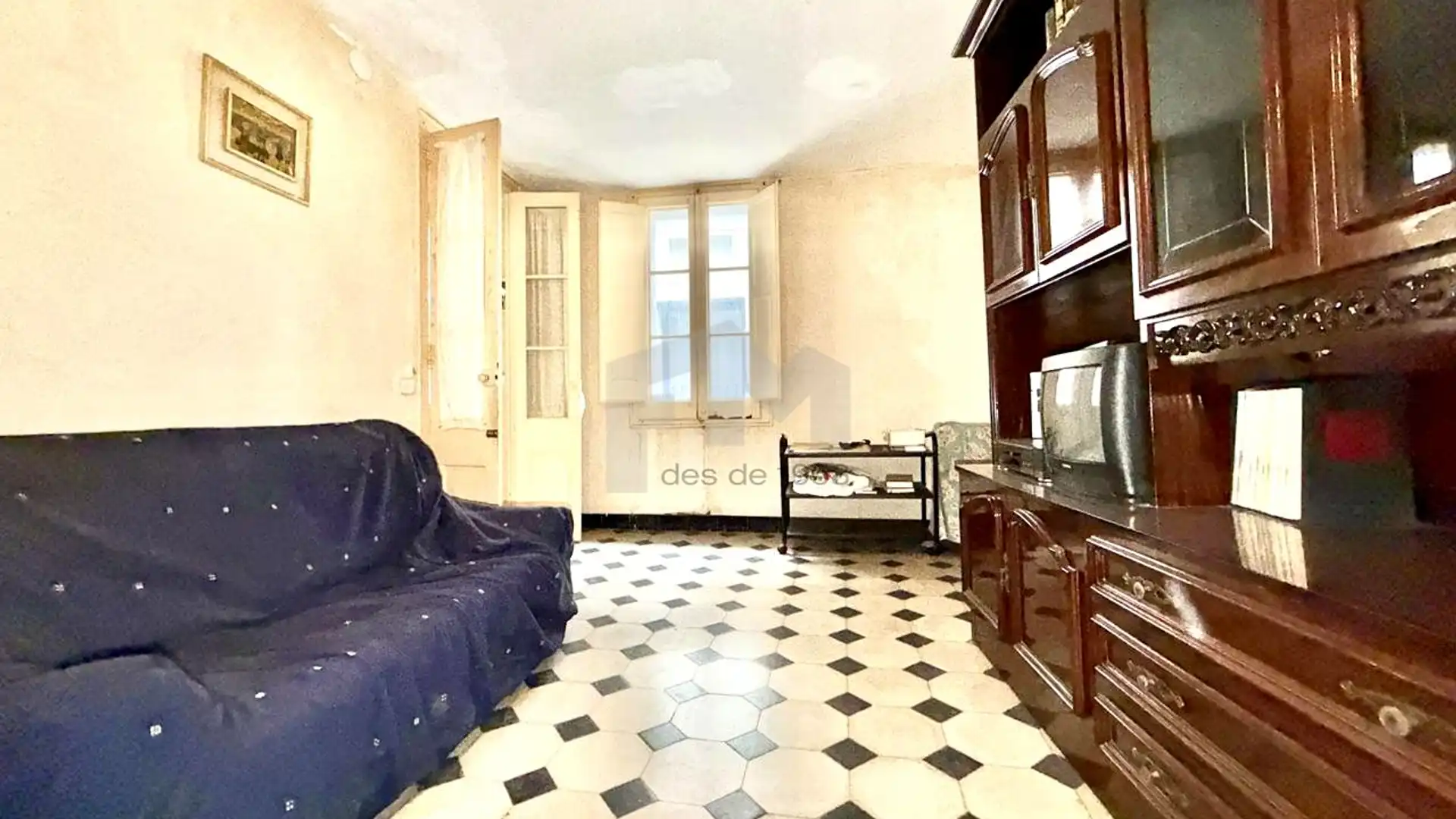 Sala d'estar de Pis en venda en  Barcelona Capital amb Balcó