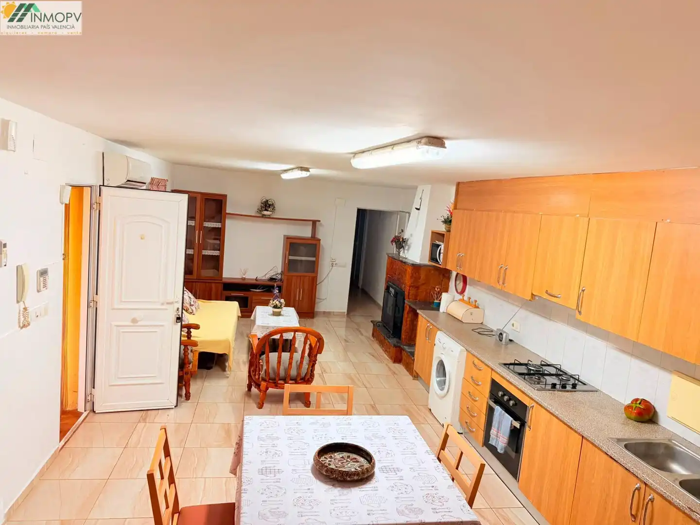 Cuina de Finca rústica en venda en Alcanar amb Aire condicionat, Jardí privat i Terrassa