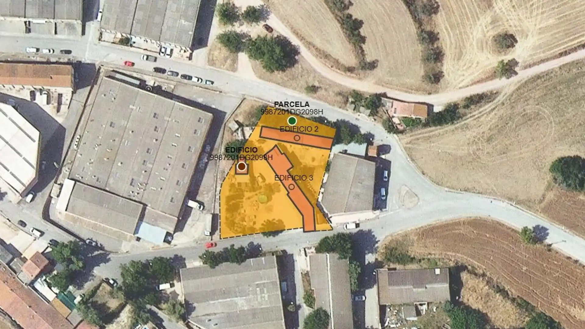 Vista exterior de Terreno industrial en venta en Caldes de Montbui