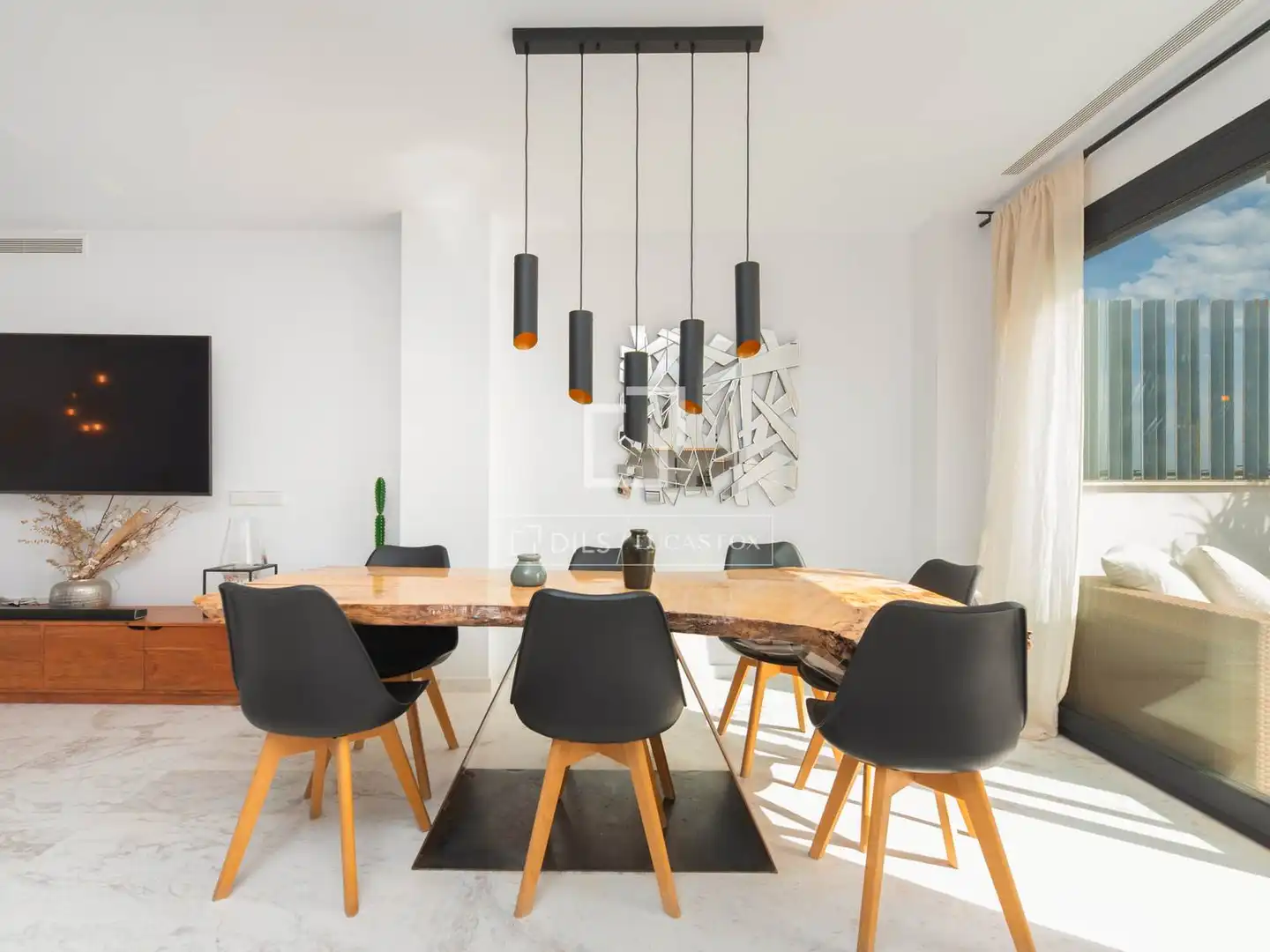 Dining room of Flat for sale in Eivissa  with Air Conditioner, Heating and Terrace