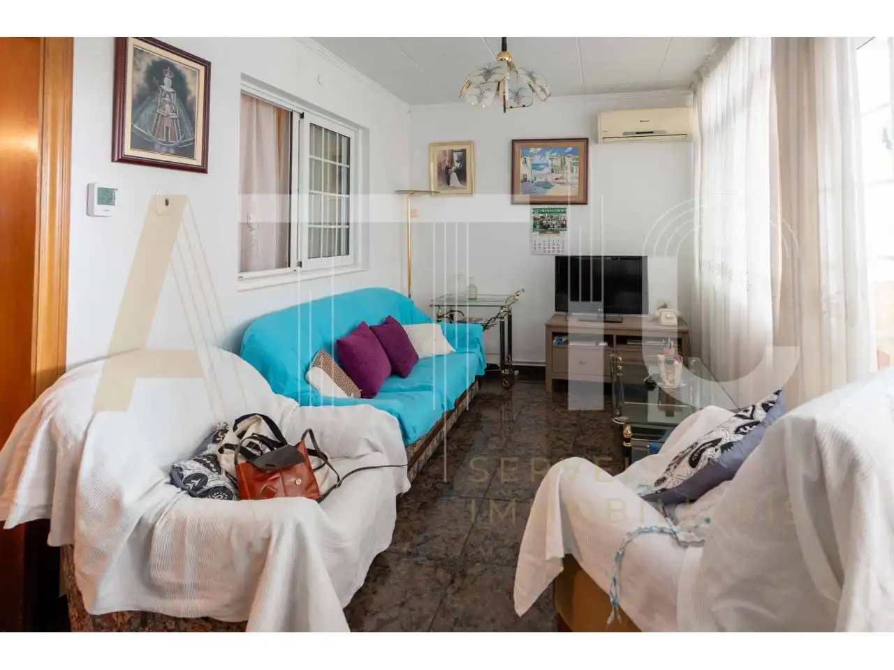 Sala d'estar de Casa o xalet en venda en Sabadell amb Aire condicionat, Calefacció i Terrassa