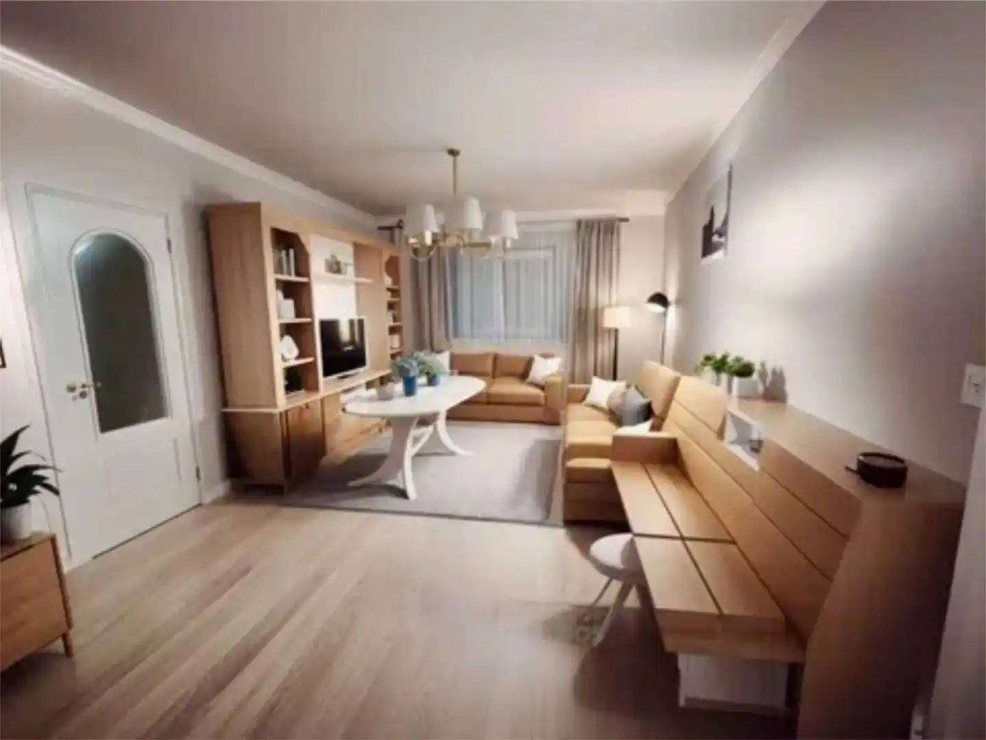 Living room of Flat for sale in Ciudad Real Capital  with Terrace and Balcony