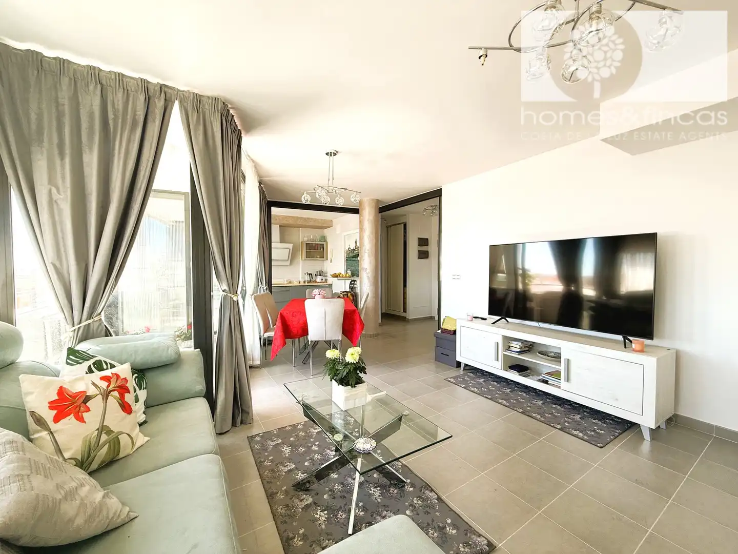Living room of Duplexes for sale in Ayamonte  with Air Conditioner, Terrace and Furnished