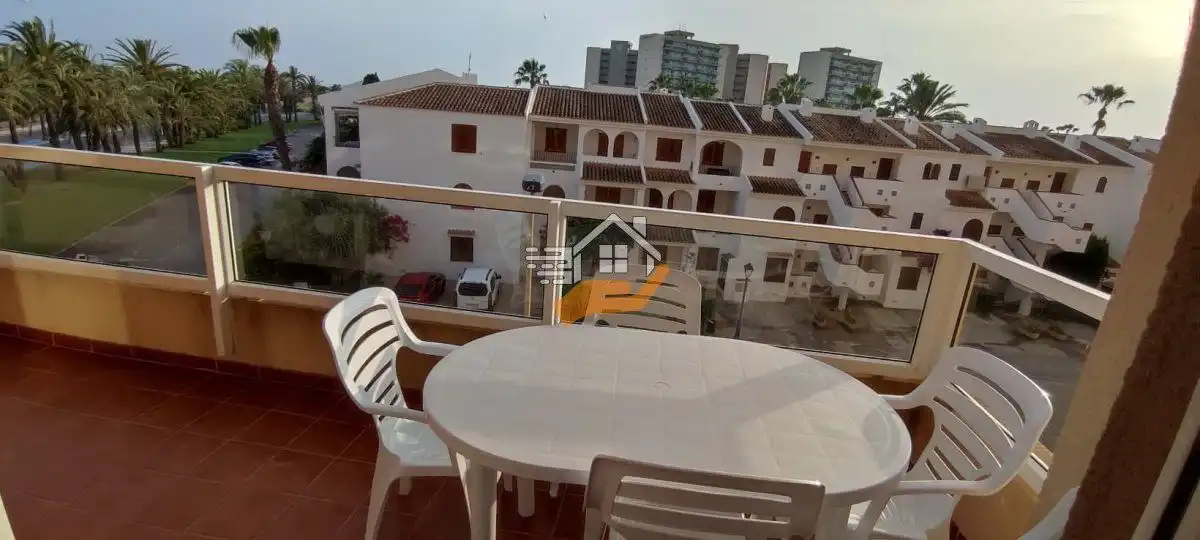 Terrace of Flat for sale in La Manga del Mar Menor  with Air Conditioner, Balcony and Community pool