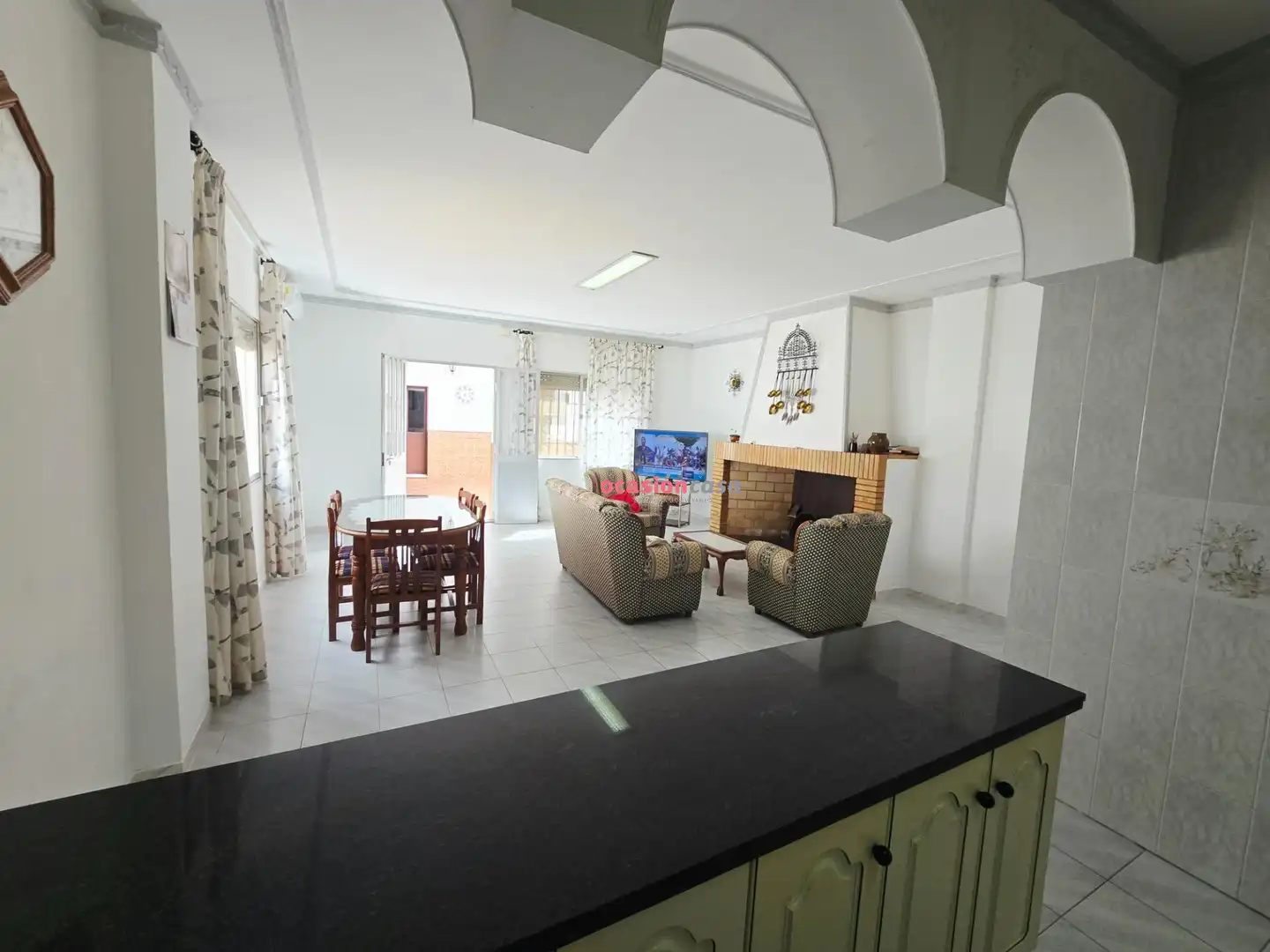 Sala d'estar de Casa o xalet de lloguer en Añora amb Aire condicionat i Traster