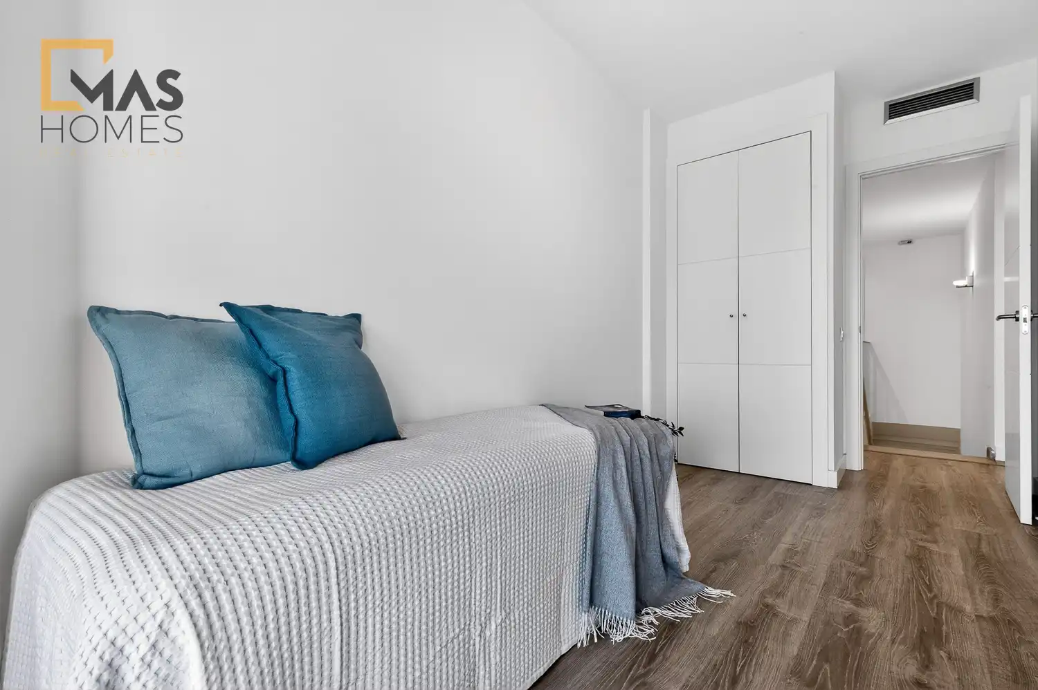 Schlafzimmer von Maisonette zum Verkauf in Sabadell mit Klimaanlage, Heizung und Parkett