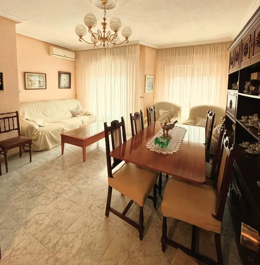 Dining room of Flat for sale in Puertollano  with Air Conditioner, Furnished and Balcony